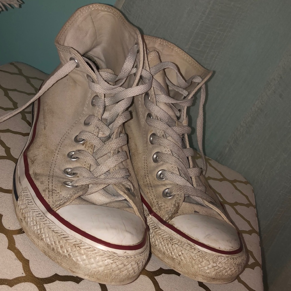 white high top converse